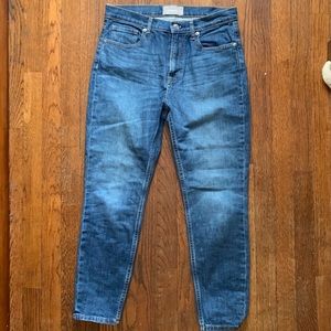 [Everlane] High Rise Ankle Jeans Medium Wash